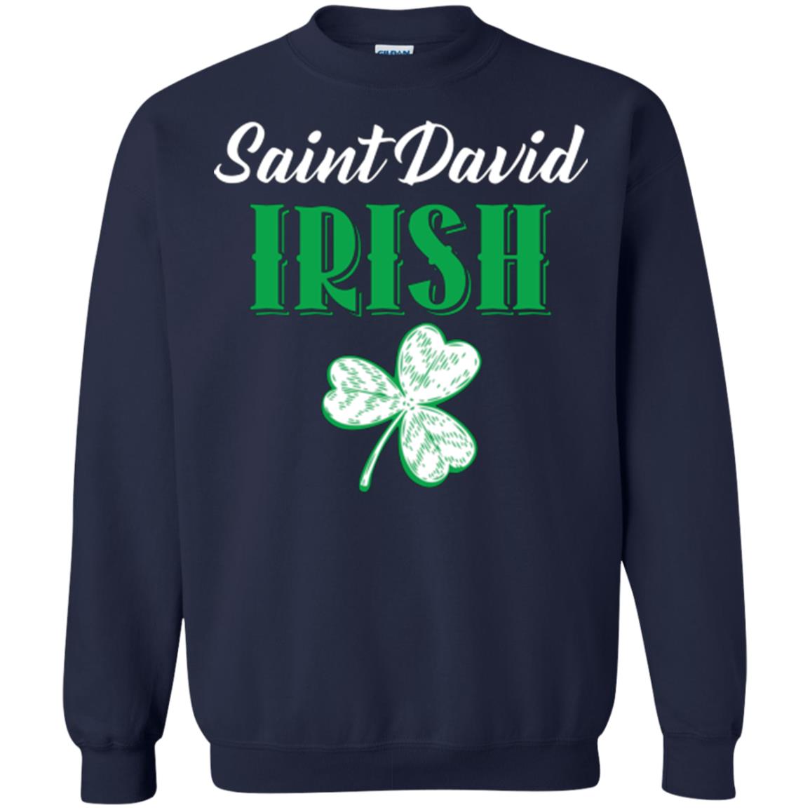Saint Patrick's Day T-shirt Saint David Irish Navy