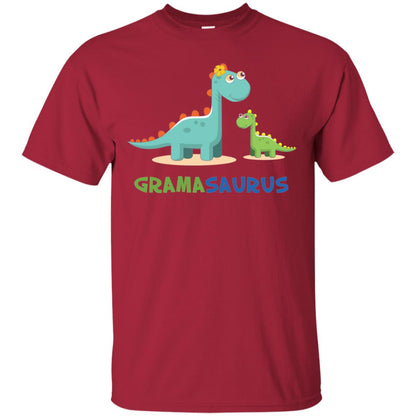 Gramasaurus Grandmom Grandma Shirt Cardinal