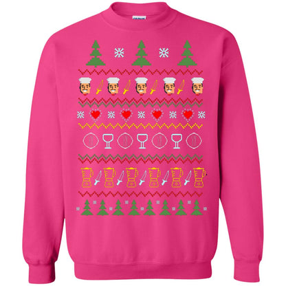 Chef Christmas X-mas Gift Shirt For Cooking Lovers Heliconia