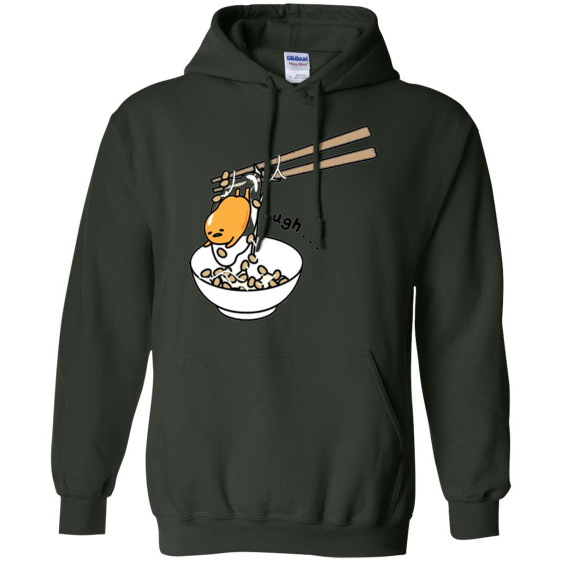 Film T-shirt Gudetama Chopsticks Forest Green