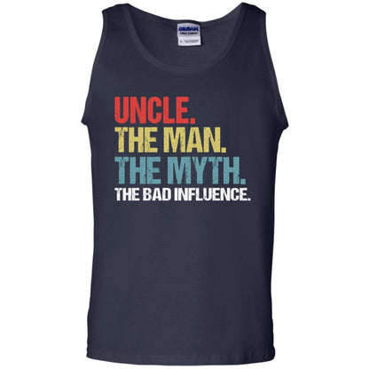 Uncle The Man The Myth The Bad Influence Shirt Navy