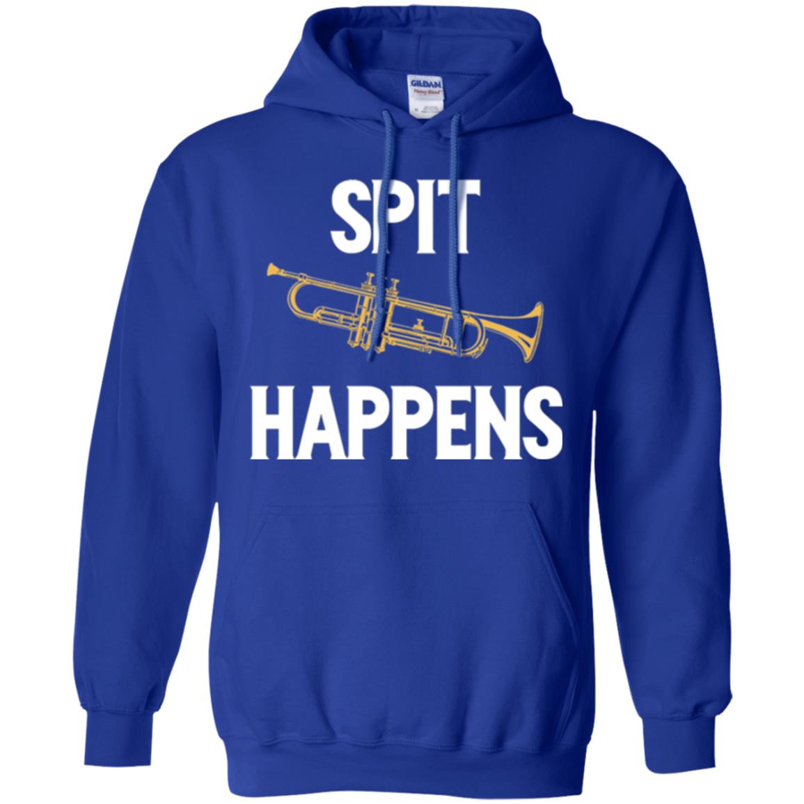Trumpet Players T-shirt Spit Happens Royal