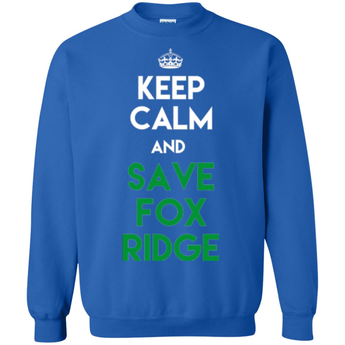 Elementary T-shirt Keep Calm And Save Fox Ridge T-shirt Royal