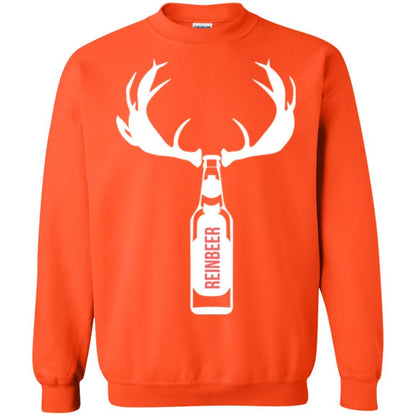 Christmas T-shirt Funny Christmas Reinbeer Orange