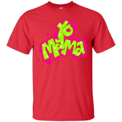 Yo Mama Fresh Princes Style 90s Hip Hop Party T-shirt Red