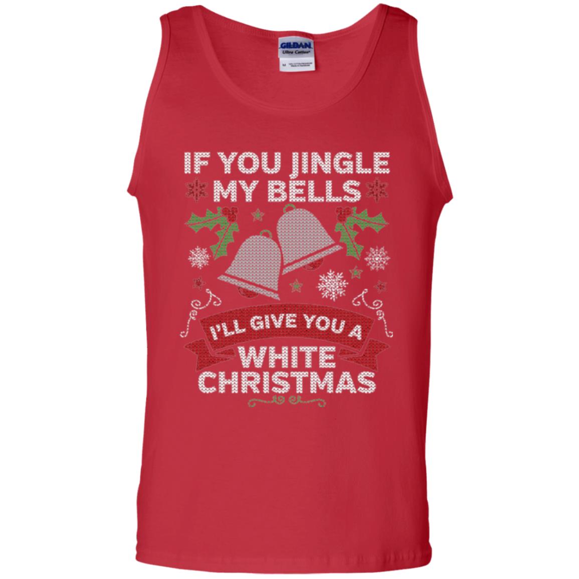 Christmas T-shirt If You Jingle My Bells Red