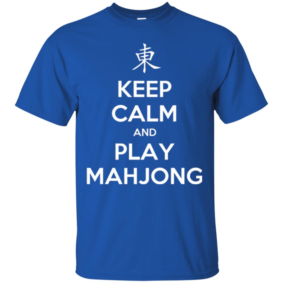 Mahjong Lovers T-shirt Keep Calm And Play Mahjong Royal