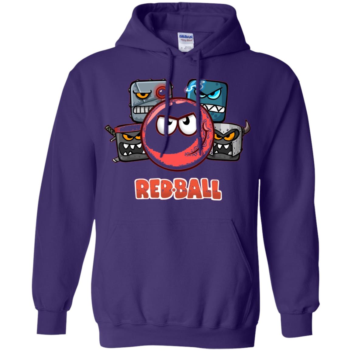 Red Ball 4 The Crew Game Lover T-shirt Purple