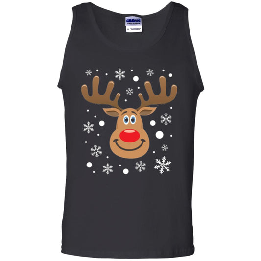 Christmas T-shirt Reindeer Merry Christmas Black