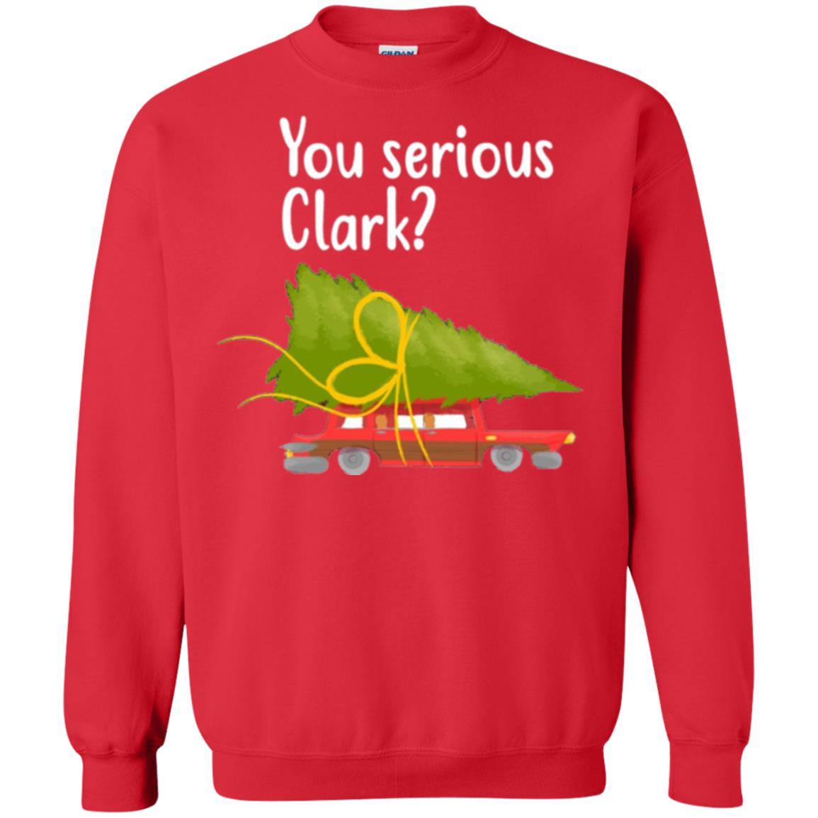 Christmas T-shirt You Serious Clark Griswold Red