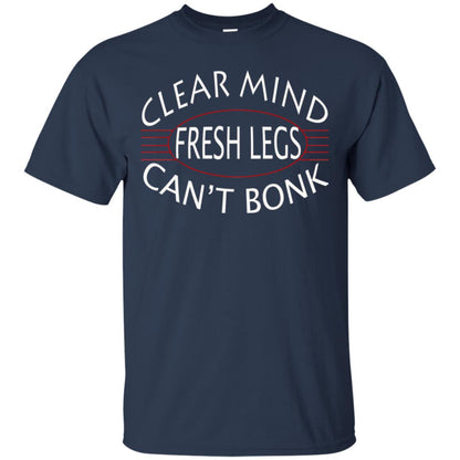 Clear Mind Fresh Legs Can't Bonk Marathon Running Shirt Navy