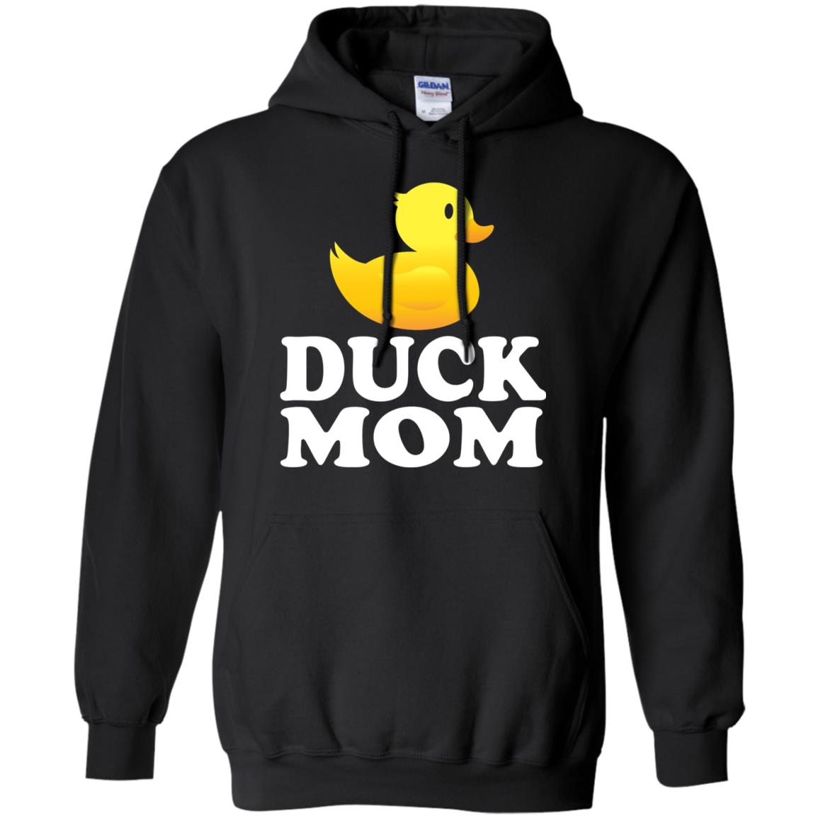 Duck Mom Funny Bird Lover T-shirt Black