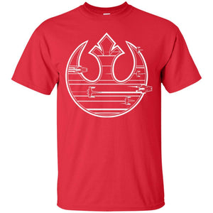 Film T-shirt Last Jedi Rebel Resistance Ship Logo