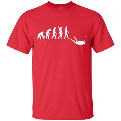 Diver T-shirt Evolution Of Man T-shirt