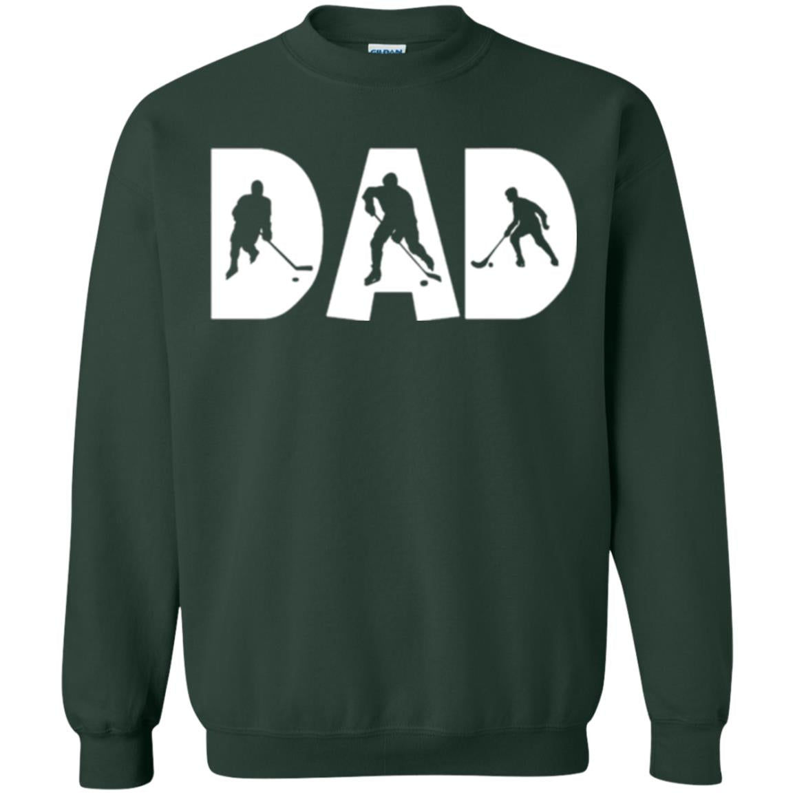 Daddy T-shirt Hockey Lover Forest Green
