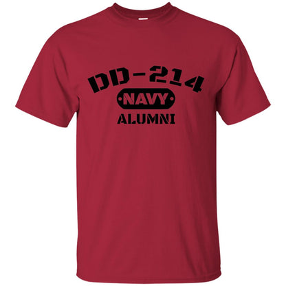 Dd-214 Us Navy Alumni T-shirt Cardinal