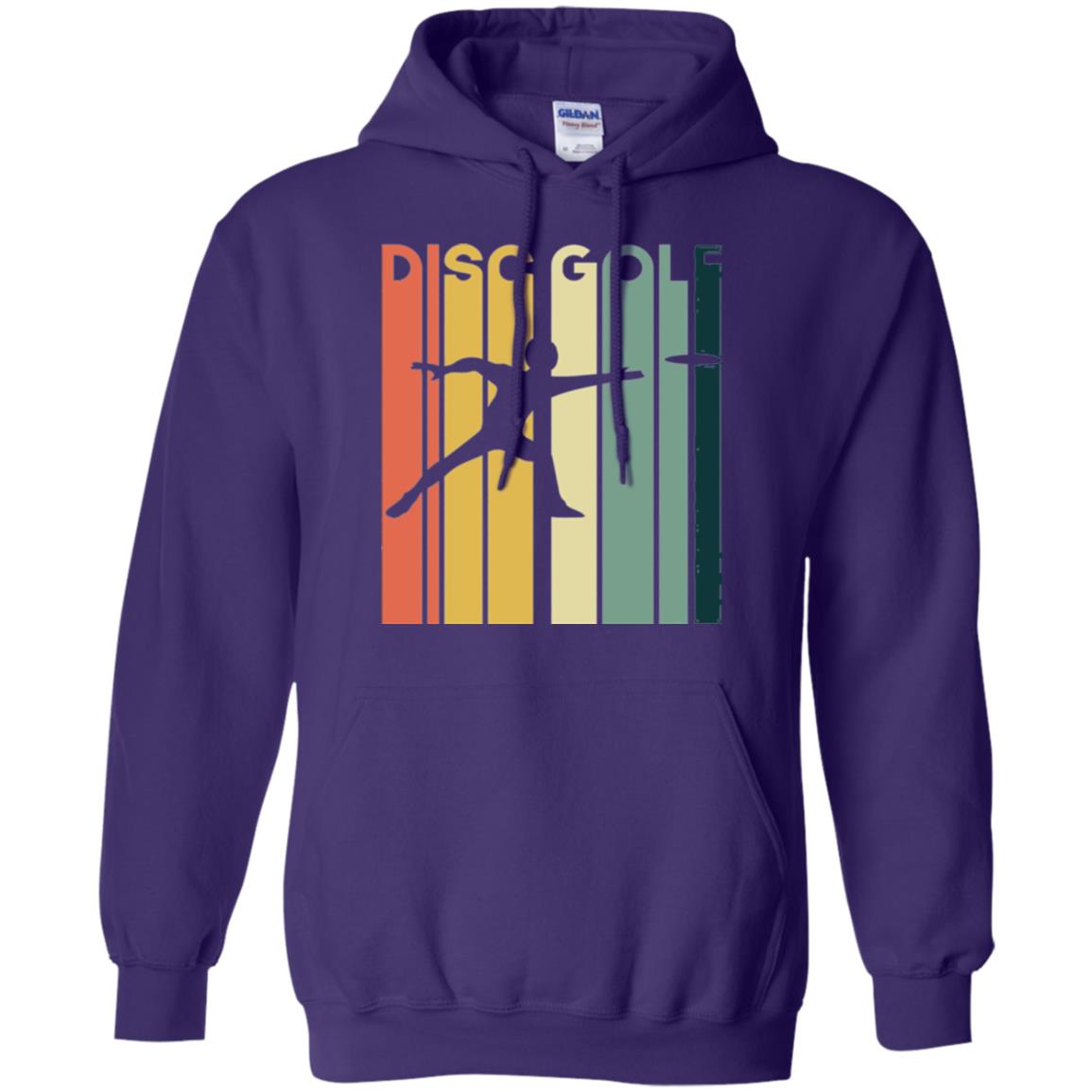 Disc Golf Retro Vintage T-shirt Purple