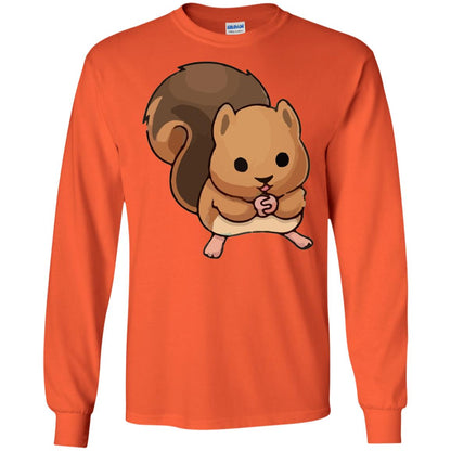 Cute Squirrel Graphic T-shirt Orange