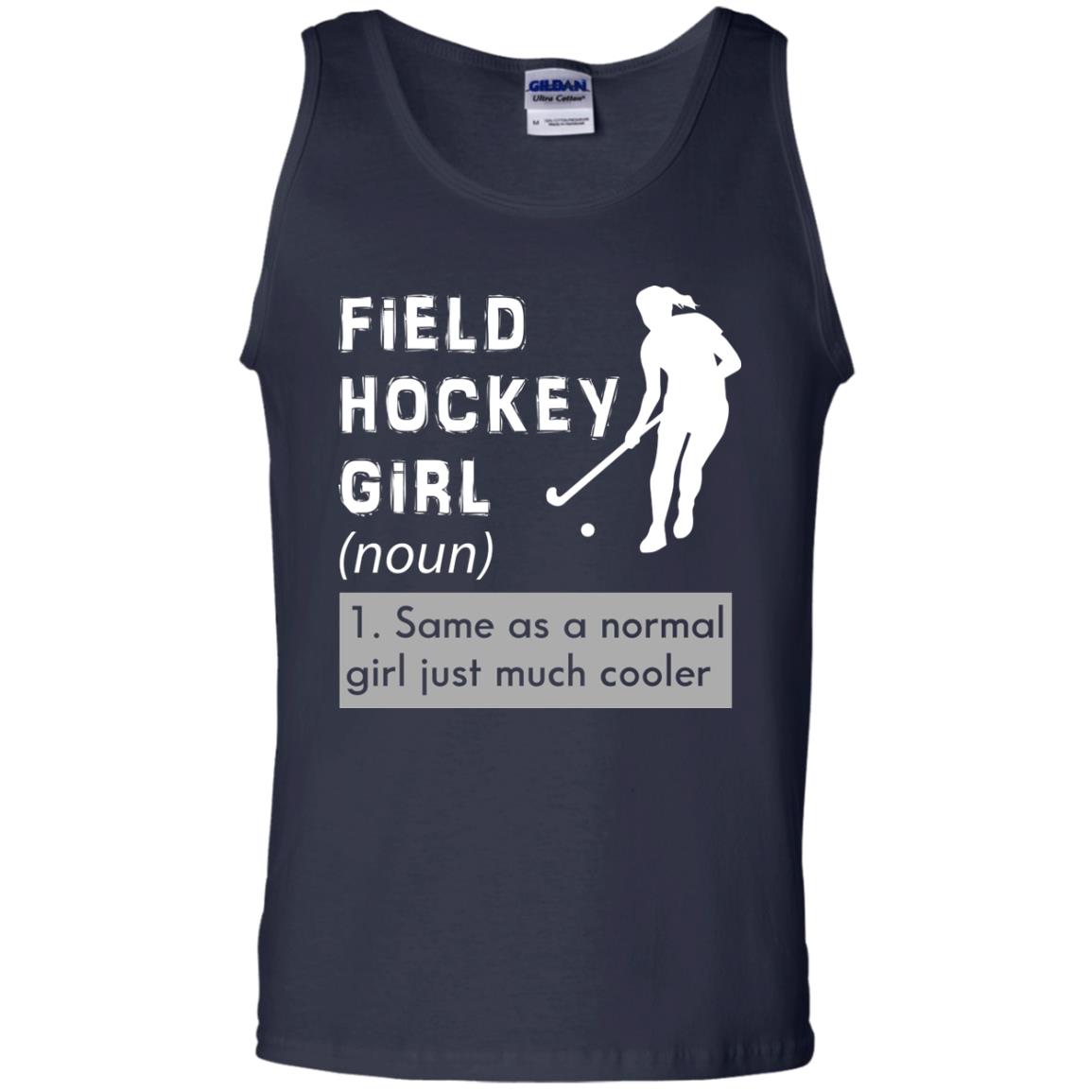 Field Hockey Girl Hockey Lover T-shirt Navy