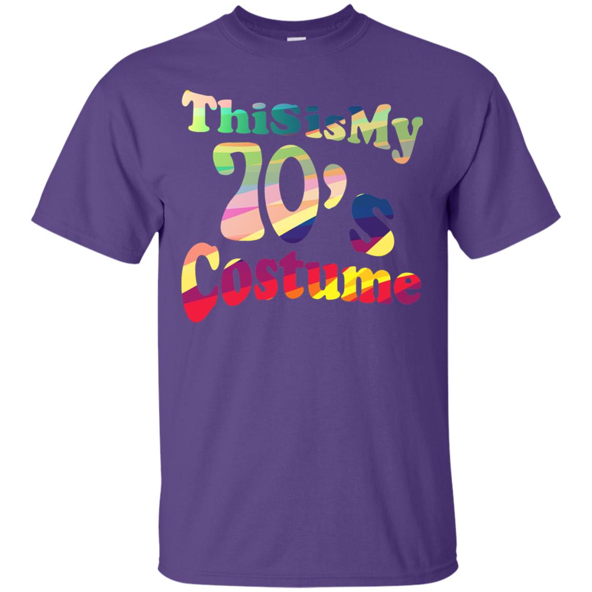 70s Halloween Costume 70s T-shirt For Women Men Girls Purple