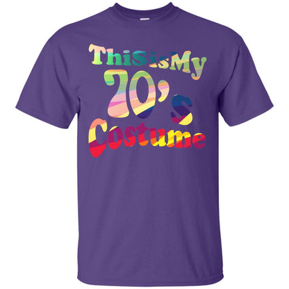 70s Halloween Costume 70s T-shirt For Women Men Girls Purple