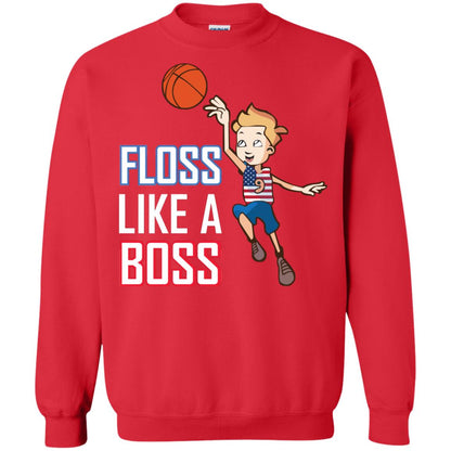 Floss Like A Boss Shirt For Basketball Players Red