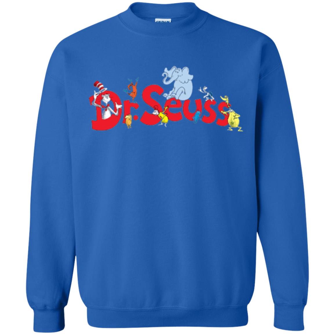 Dr. Seuss Family National Wear Red Day T-shirt Royal