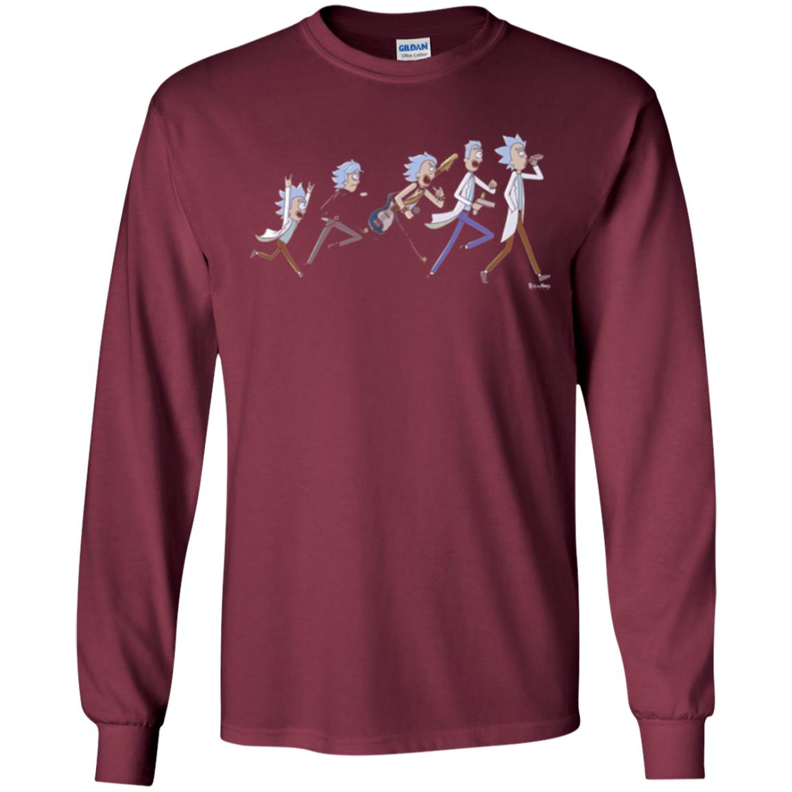 Rick And Morty T-shirt The Life Of Rick Maroon