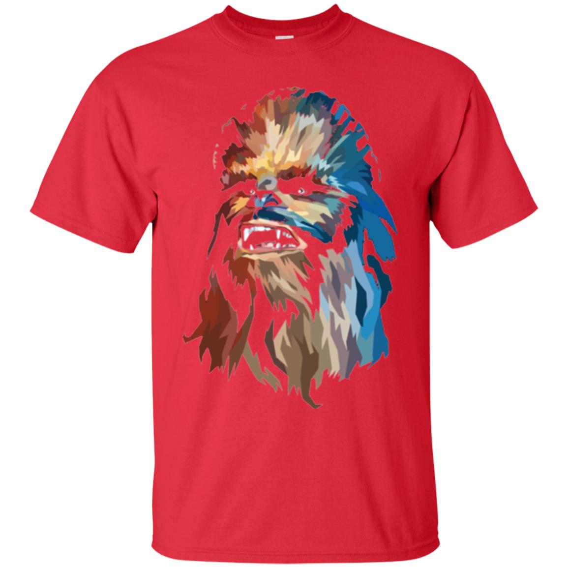 Chewbacca Art T-shirt Red