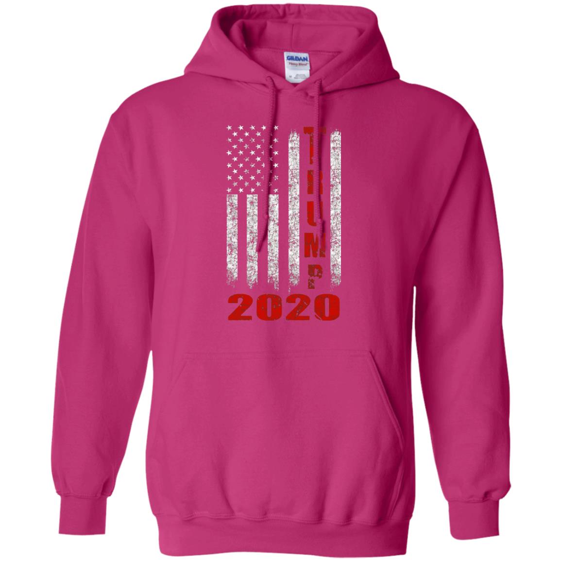American Flag Vintage Design Trump 2020 T-shirt Heliconia