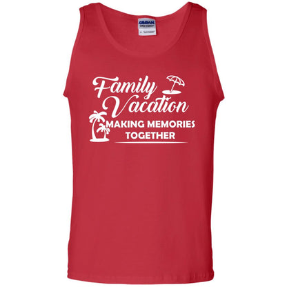 Family Vacation Making Memories Together Red
