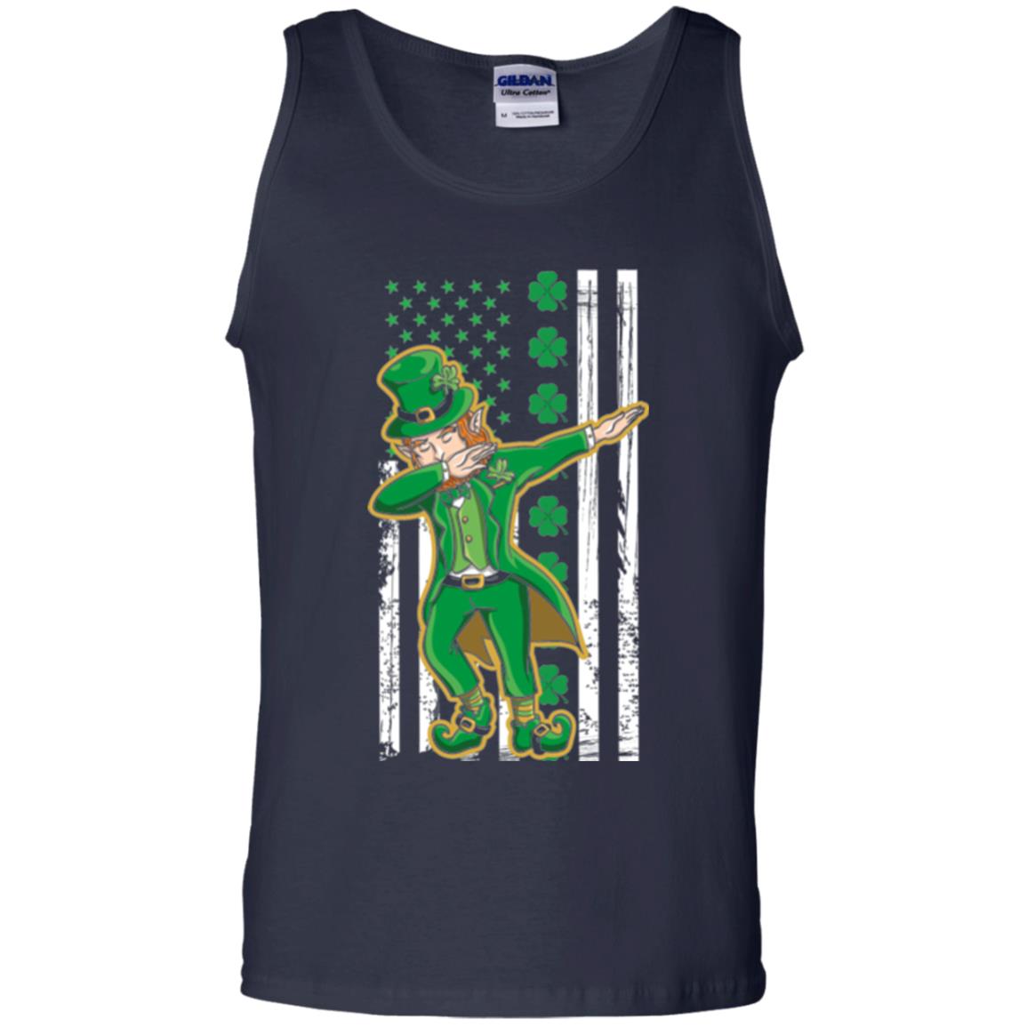 Dabbing Leprechaun St. Patrick's Day T-shirt Navy