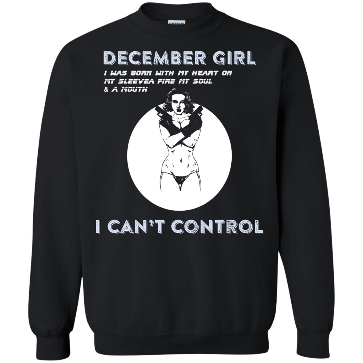 December Girl I Was Born With My Heart T-shirt