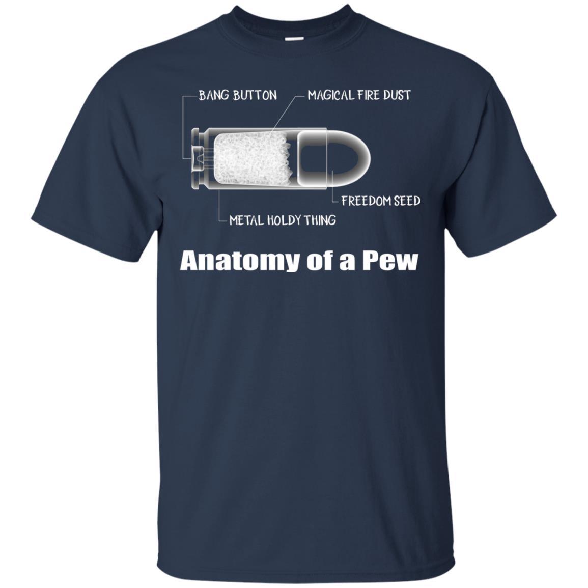 Bullet T-shirt The Anatomy Of A Pew Navy