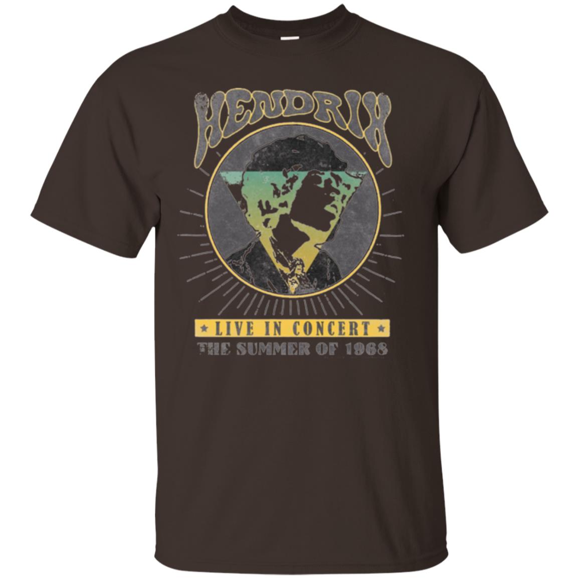 Vintage Concert T-shirt Jimi Hendrix Dark Chocolate