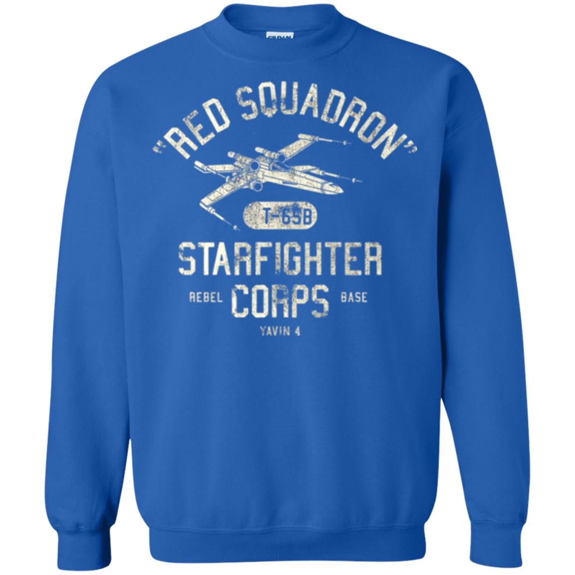Movie T-shirt Red Squadron Starfighter Rebel Corps Base Royal