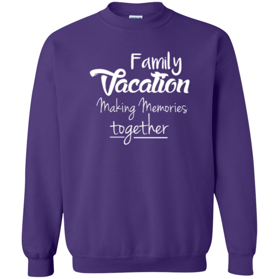 Family Vacation Making Memories Together T-shirt Purple