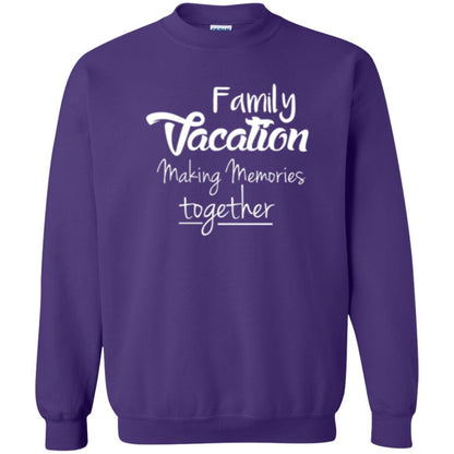 Family Vacation Making Memories Together T-shirt Purple