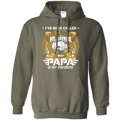 But Papa Is My Favorite Papa Shirt Military Green