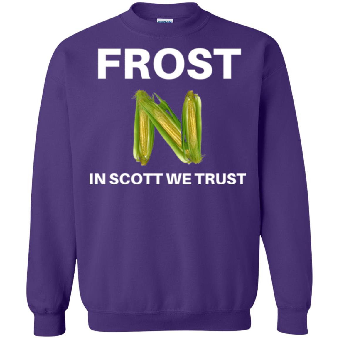 Frost Scott We Trust Nebraska Football Coach T-shirt Purple
