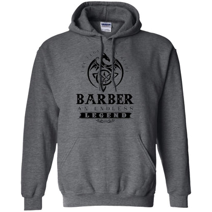 Barber T-shirt The Legend Is Alive Dark Heather