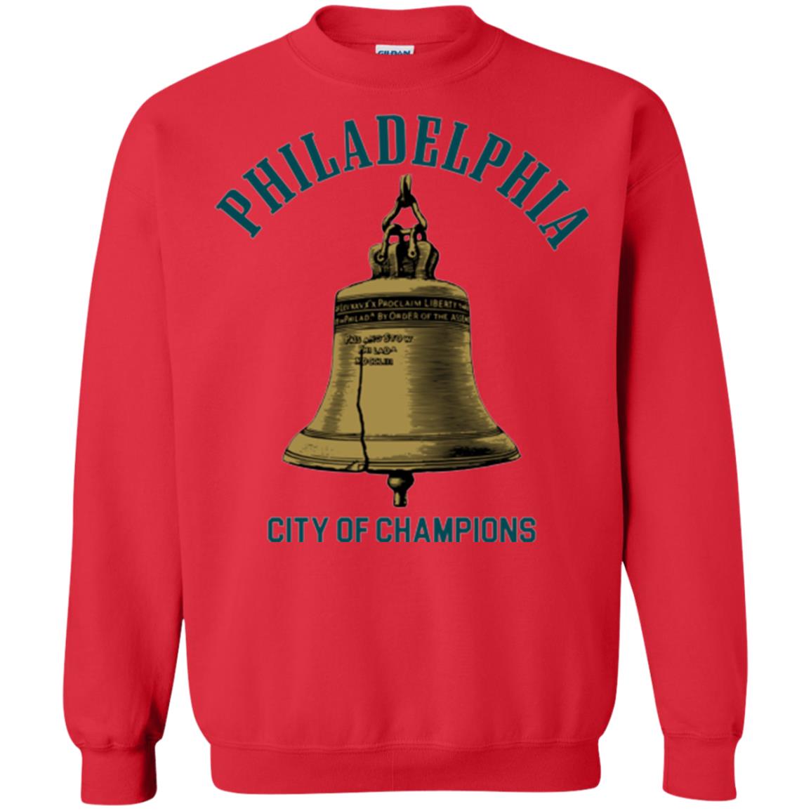 Football T-shirt Philadelphia City Of Champions Red