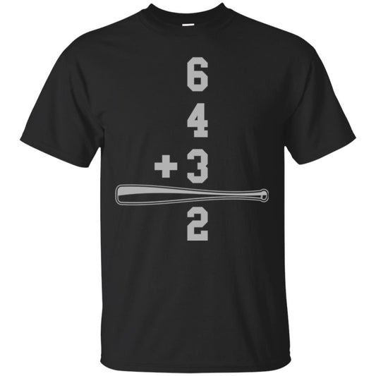 Baseball And Math Lovers T-shirt Black