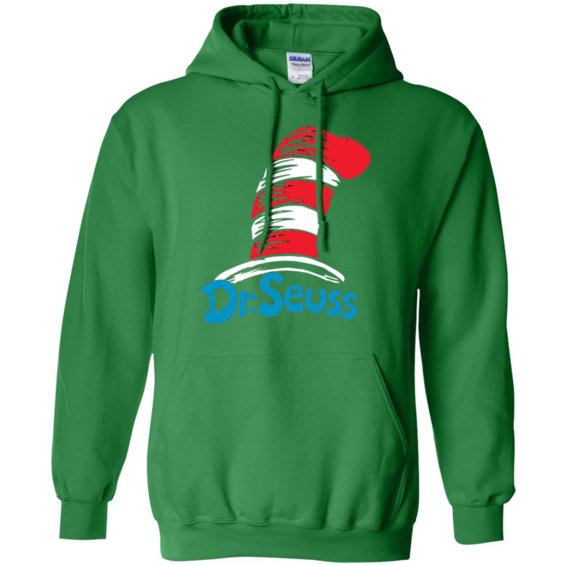 Film Lover T-shirt Dr. Seuss Hat T-shirt Irish Green