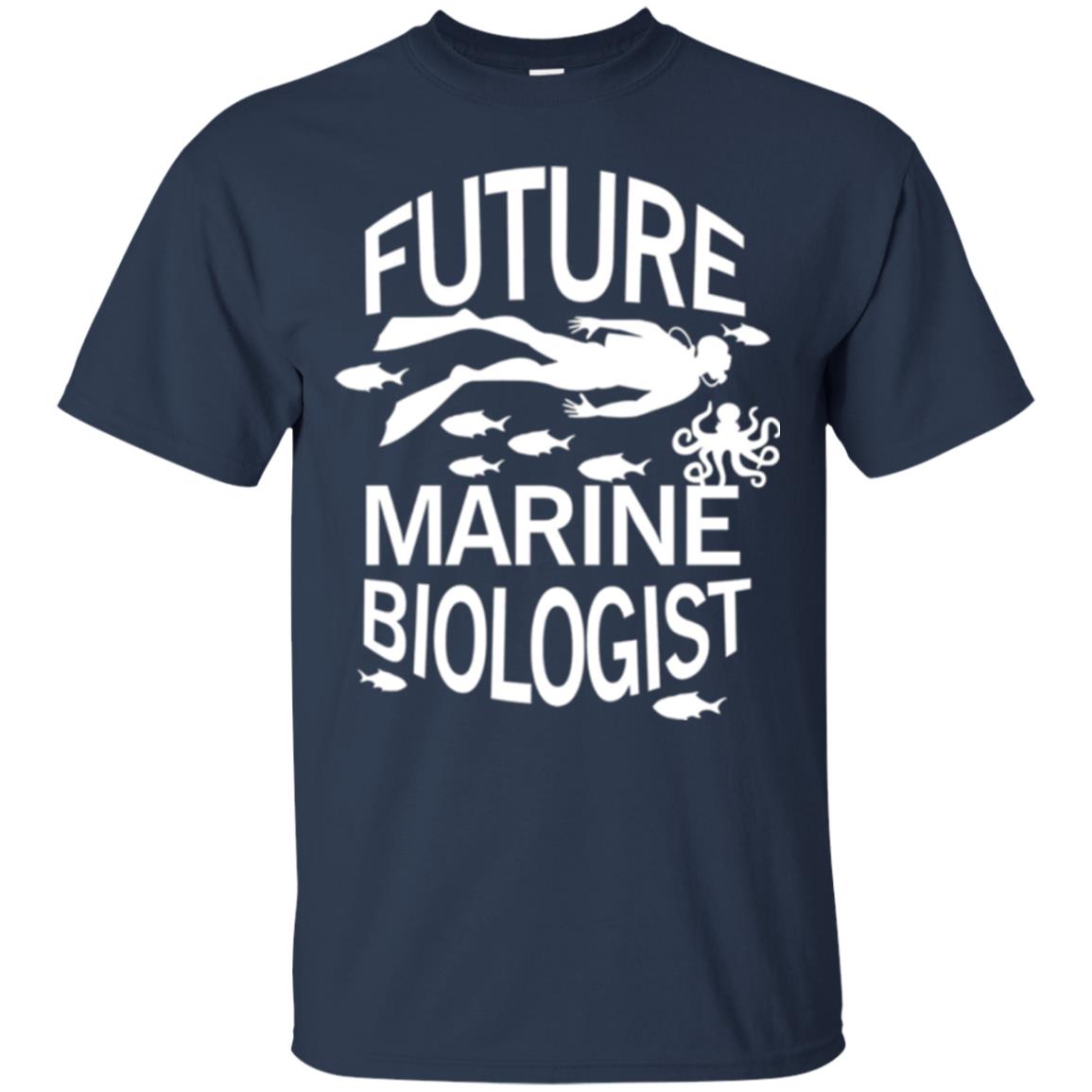 Cute Marine Biologist T-shirt Navy