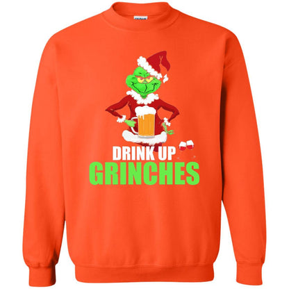 Christmas T-shirt Drink Up Grinches Orange