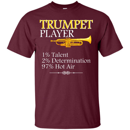 Trumpet Player Gift Shirt For Trumpet Lover Maroon