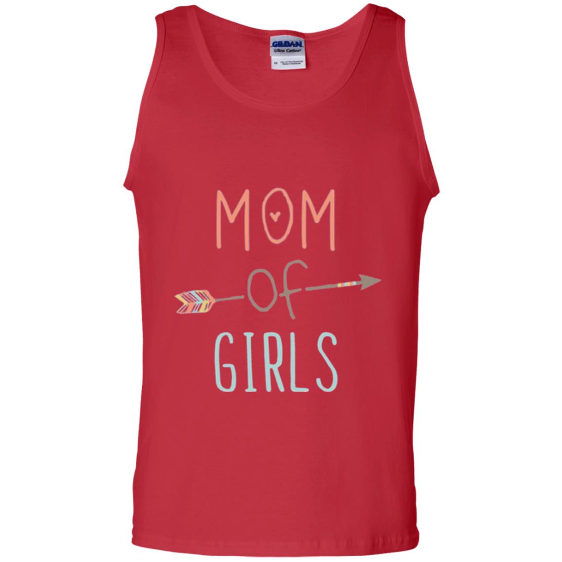 Mommy T-shirt Mom Of Girls Red