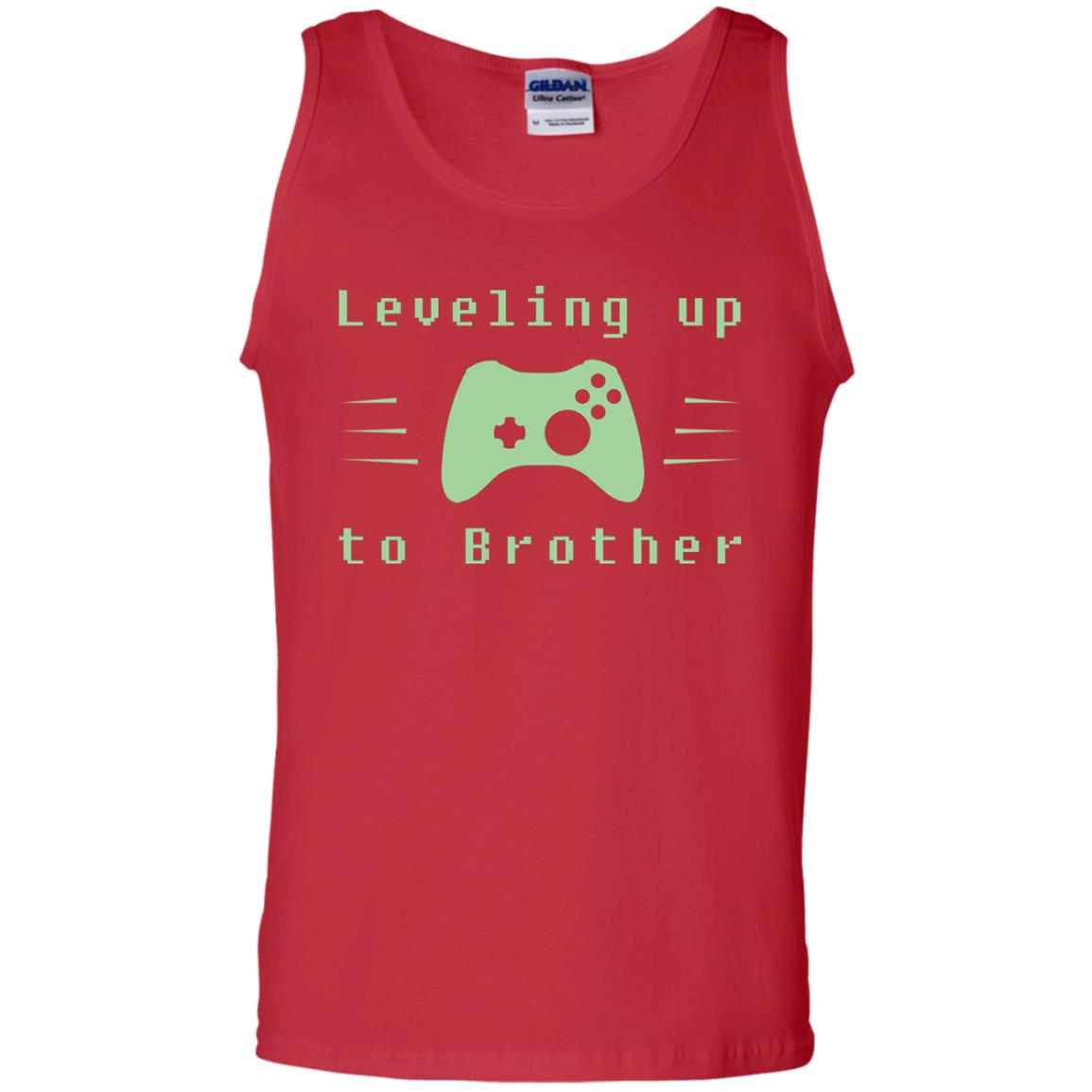 Rata-leveling Up To Brother Gaming Family Shirt Red