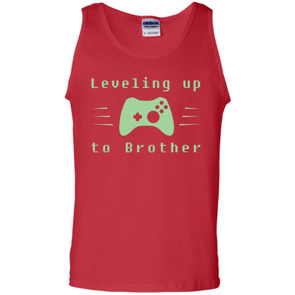Rata-leveling Up To Brother Gaming Family Shirt Red
